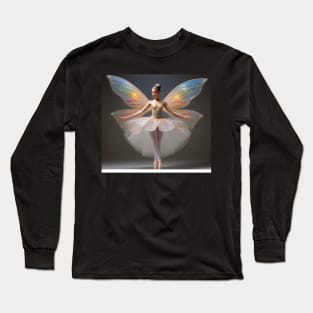 A Captivating Ballerina Fairy Long Sleeve T-Shirt